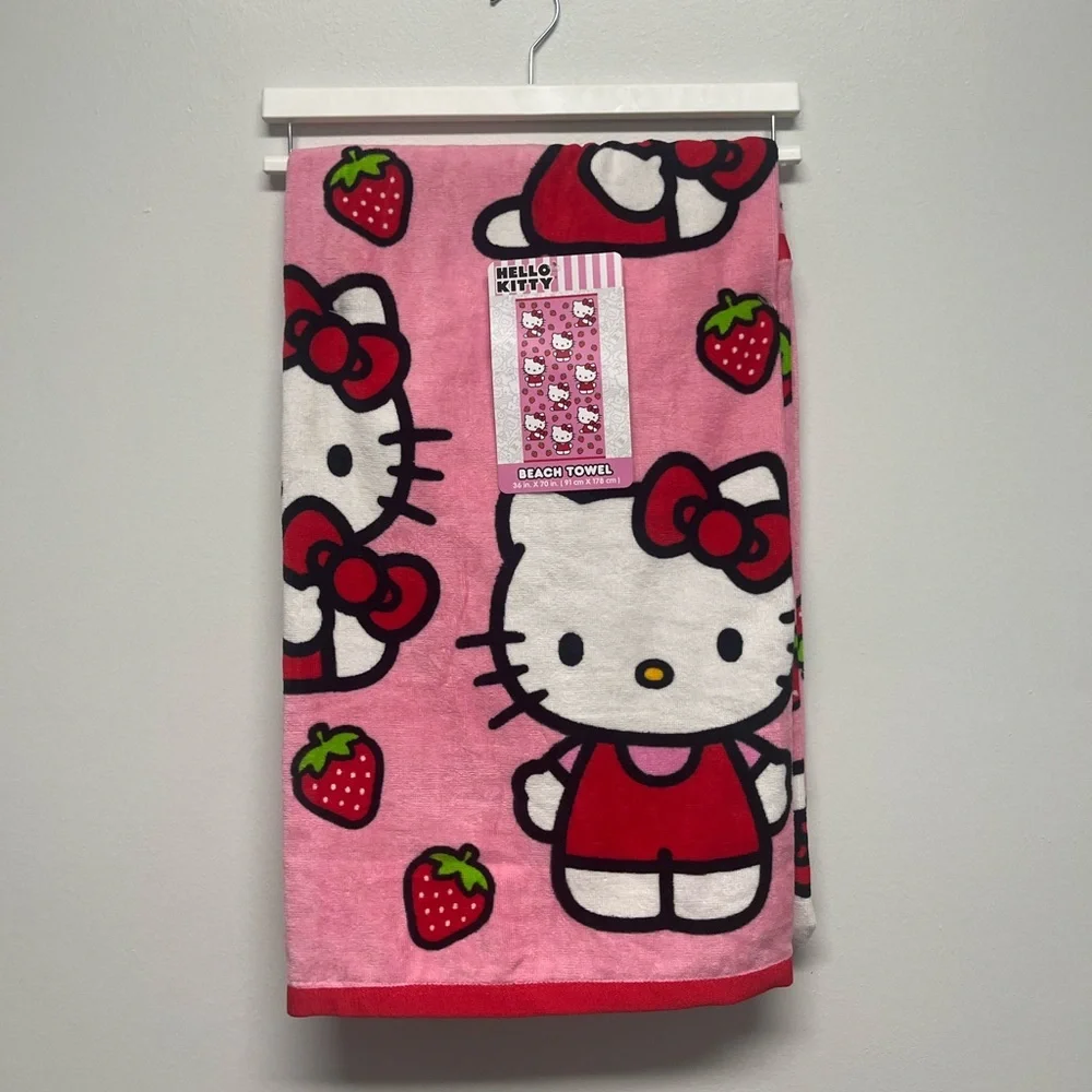 NEW Hello Kitty Beach Towel